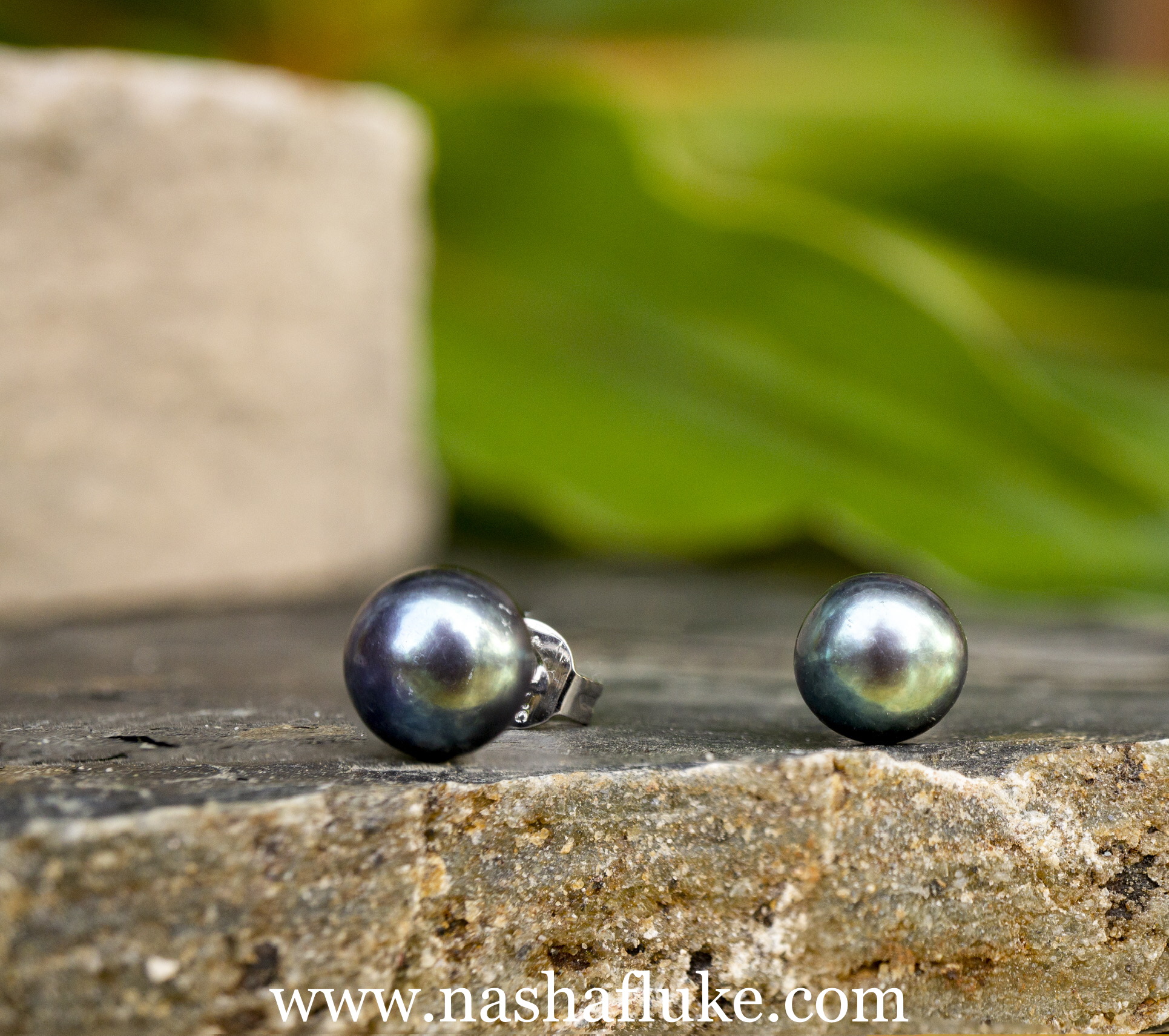 saltwater pearl earrings